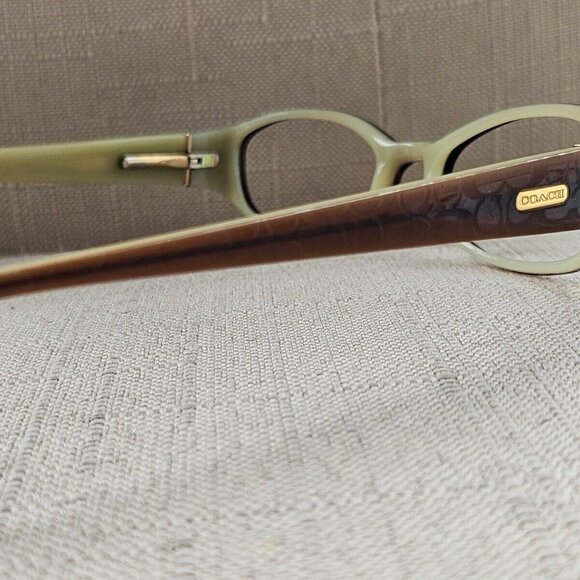 Coach Women Glasses Frame 50[]19 135 Brown Tone Eyeglasses Frame - Picture 6 of 11